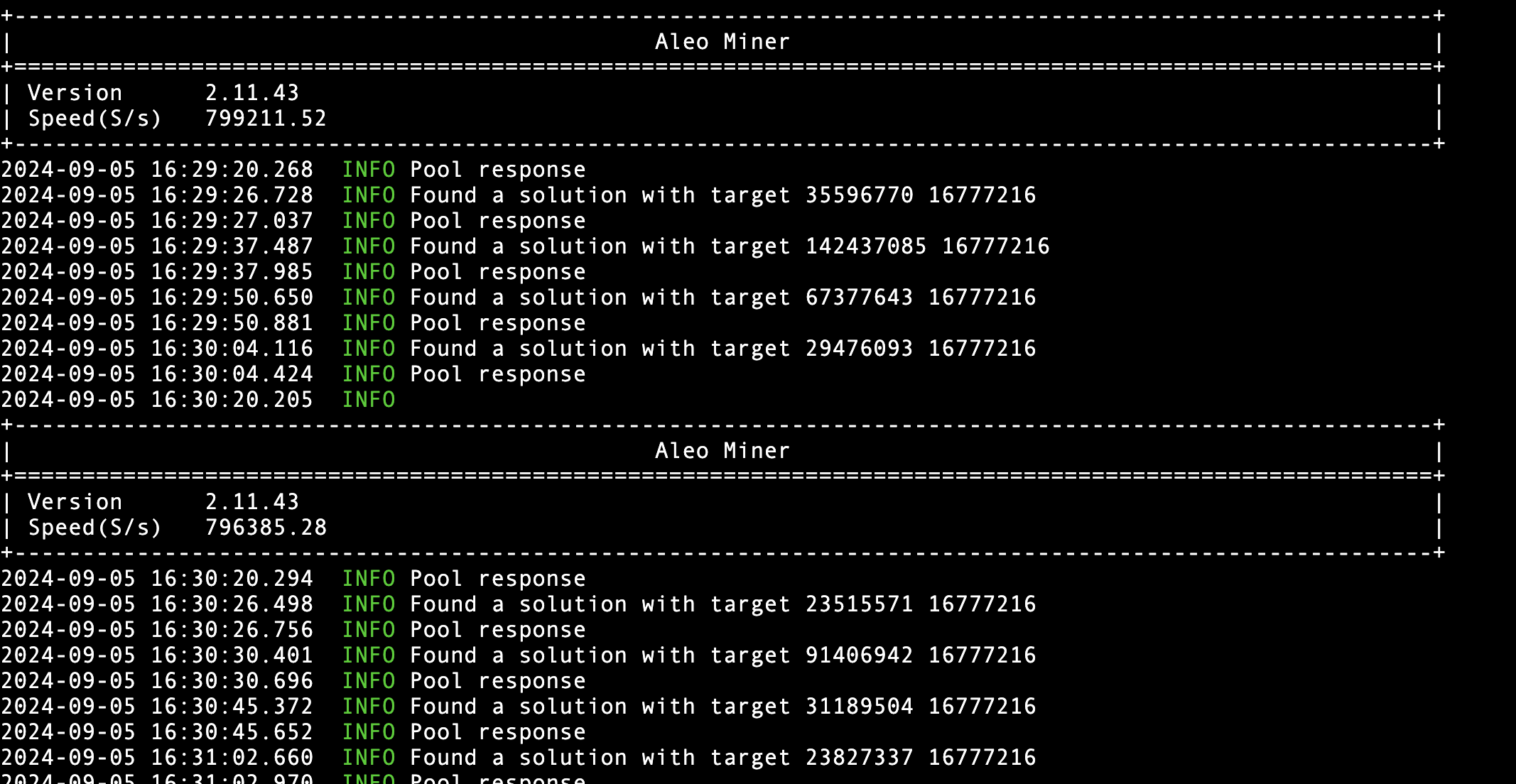 ALEO (Aleo) TCP/PPLNS挖矿教程 kSNARKs算法教程